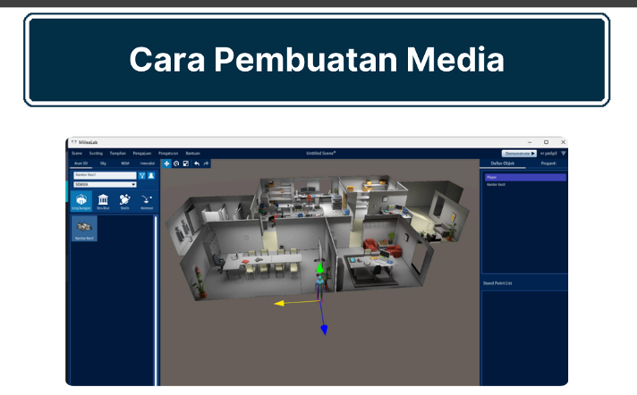 Pengembangan Virtual Office Reality Sebagai Media Pembelajaran Transformatif Jurusan MPLB Untuk Menunjang SDGs 4 dan 9