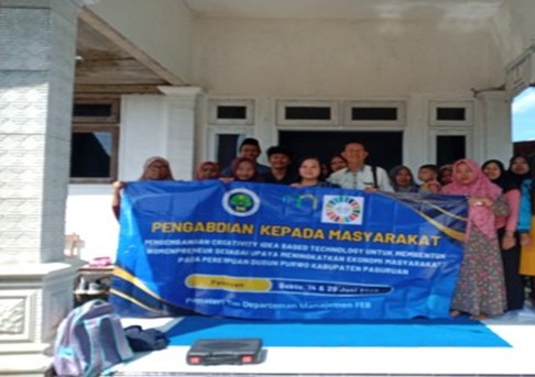 Pengembangan Creativity Idea Based Technology untuk Membentuk Womenpreneur, Upaya Meningkatkan Ekonomi Masyarakat pada Perempuan Dusun Purwo, Kabupaten Pasuruan Dalam Mewujudkan Tujuan SDGs ke-8
