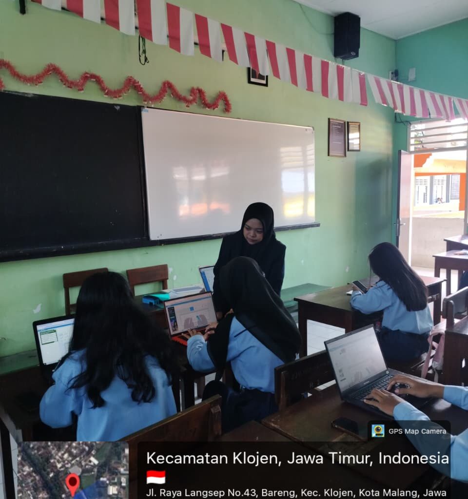 Siswa X DKMP 1 SMK Nasional Malang Tingkatkan Kompetensi Digital Perkantoran Melalui Platform Typing.com